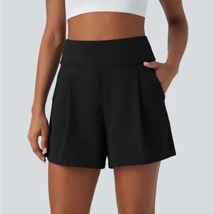 Kaari Blue Women's Black High-Waisted Shorts